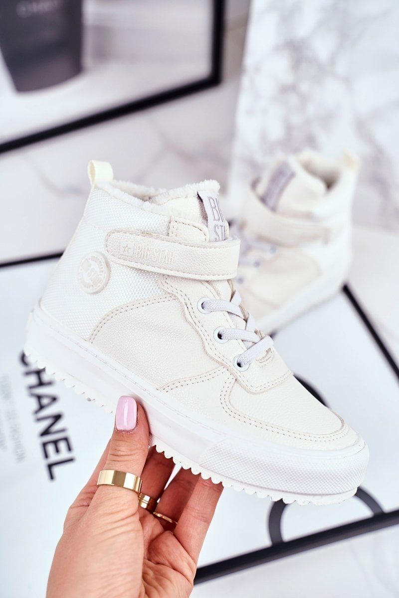 Children's Shoes Sneakers Big Star White GG374041