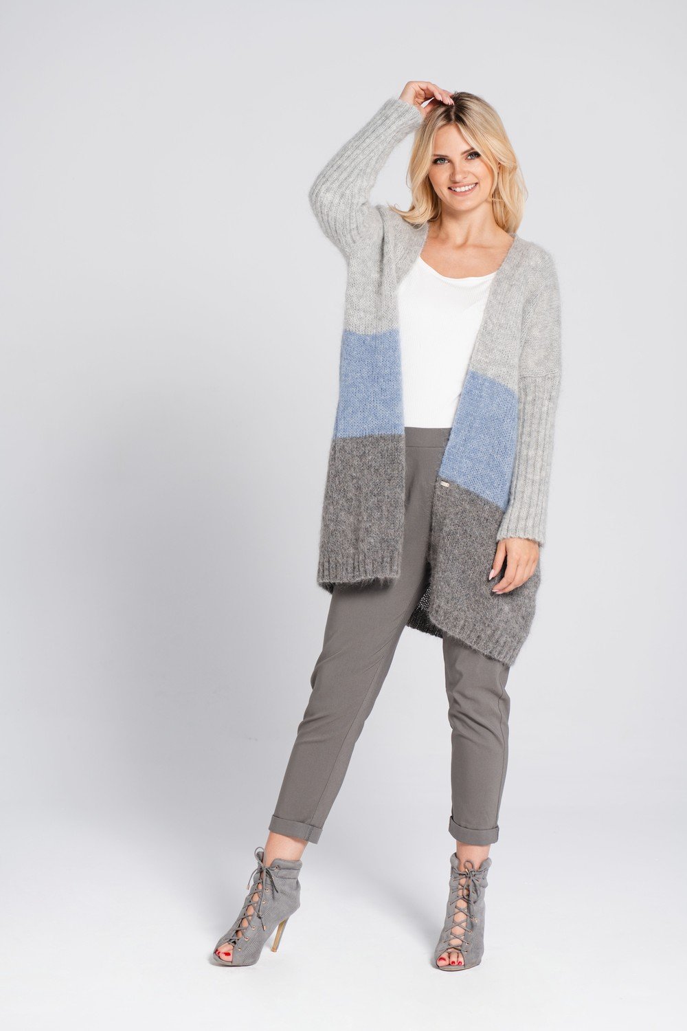 Look Made With Love Woman's Sweater M362 Ocean