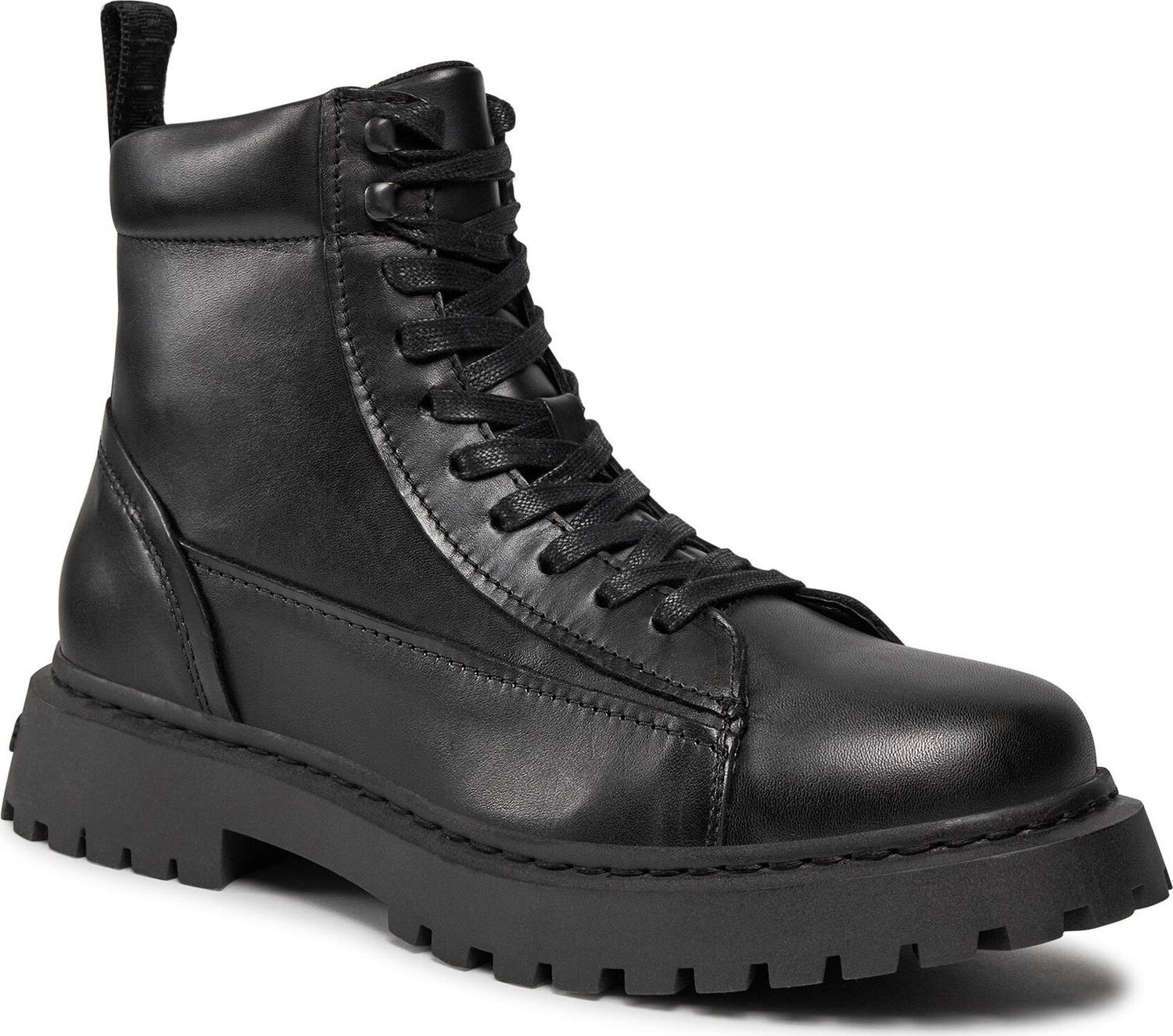 Kotníková obuv Tommy Jeans Tjm Lace Up Boot EM0EM01363 Black BDS