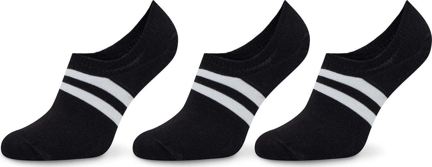 Sada 3 párů nízkých ponožek unisex Pepe Jeans PMU30021 Black 999