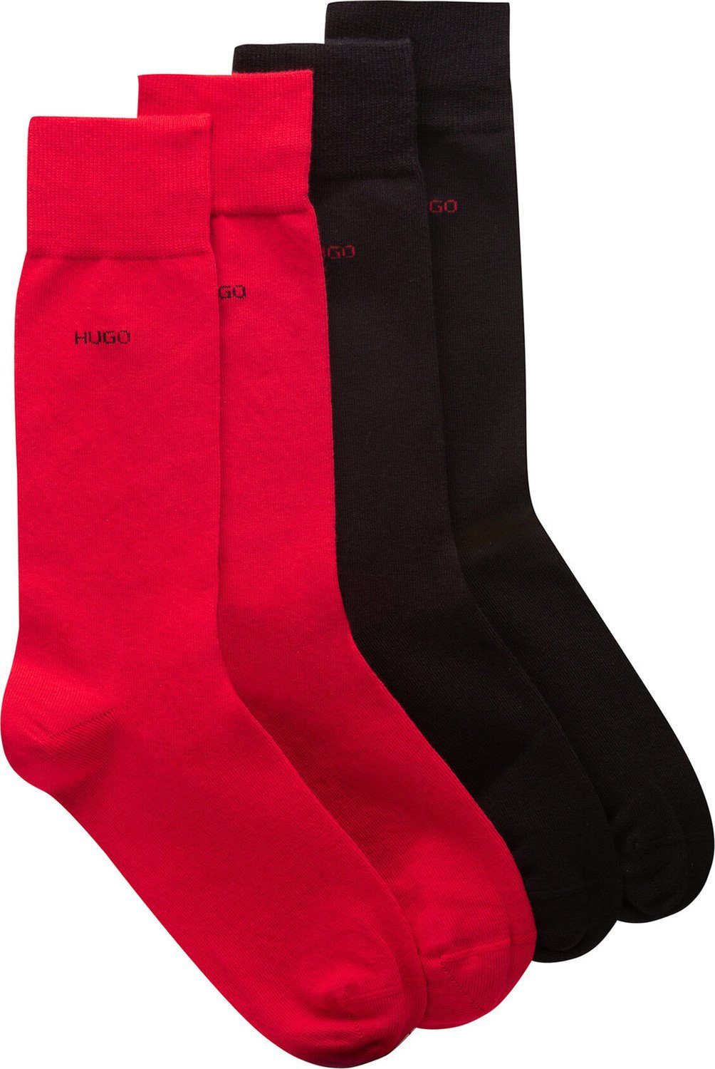 Sada 2 párů pánských vysokých ponožek Hugo 2P Rs Uni Cc 50448250 962