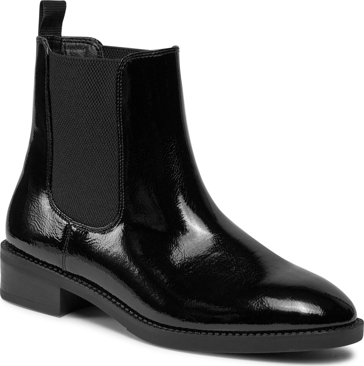 Kotníková obuv s elastickým prvkem Tamaris 1-25340-41 Black Patent 018