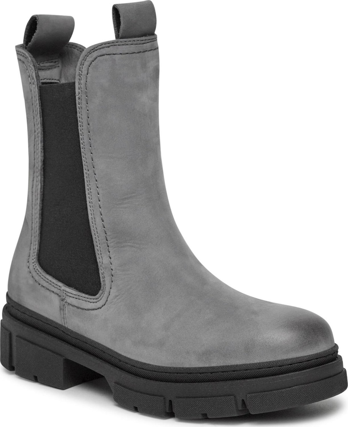 Kotníková obuv s elastickým prvkem Tamaris 1-25901-41 Grey Nubuc 217