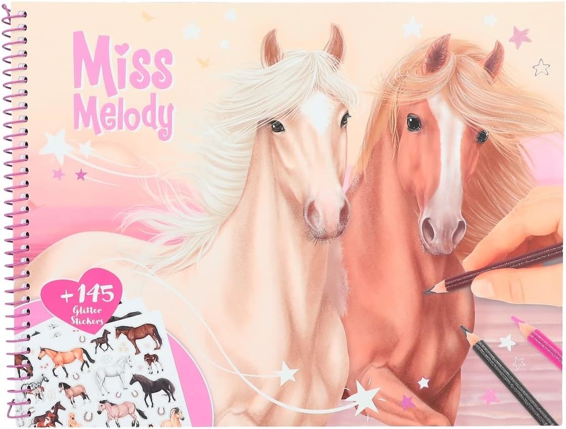 Miss Melody, 3498624, antistresové omalovánky koní 3