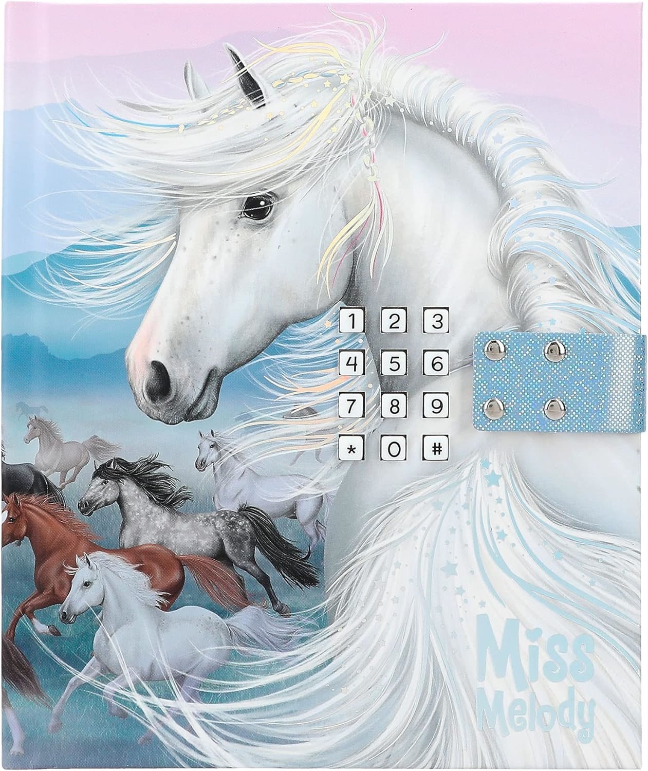 Miss Melody, 3498599, zápisník s číselným kódováním, stádo koní
