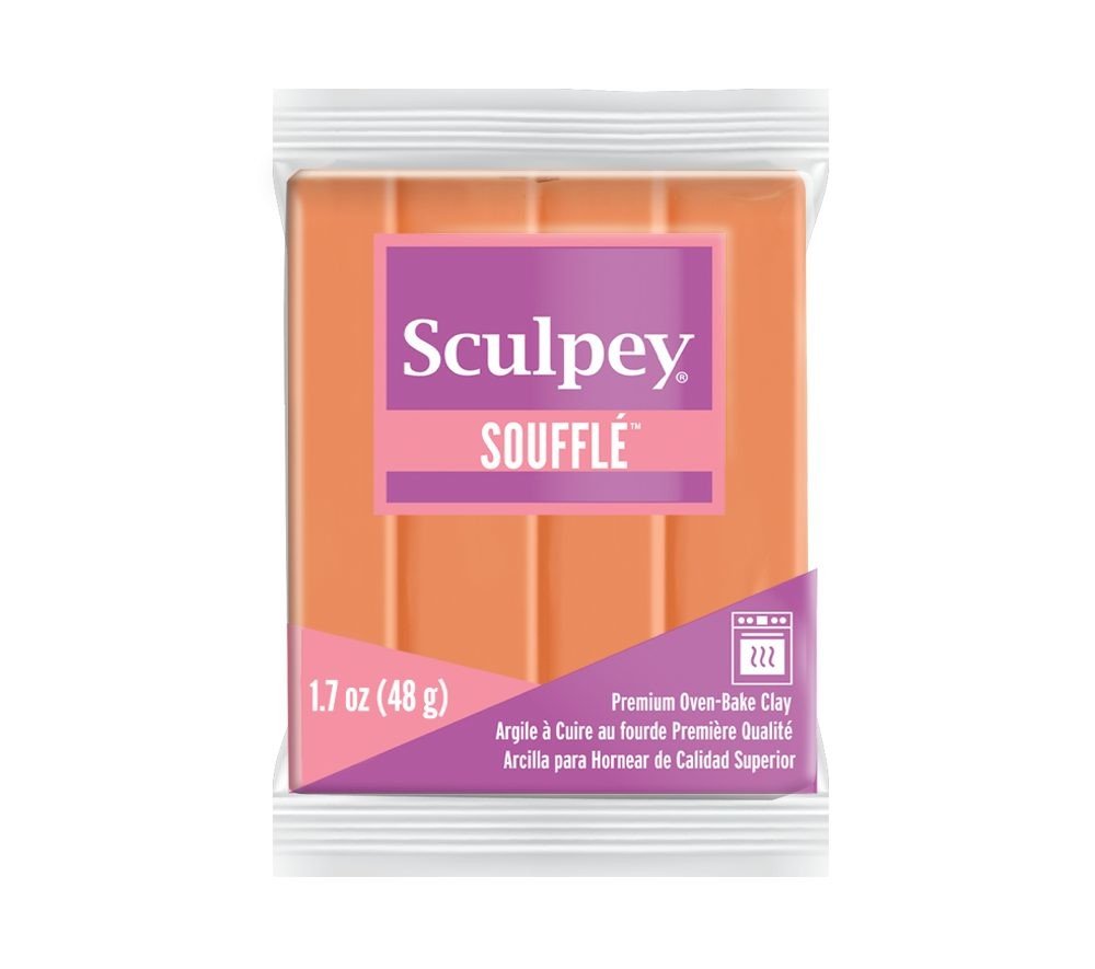 Sculpey SOUFFLÉ Pumpkin dýňová oranžová - 1 ks