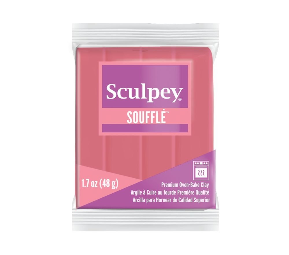Sculpey SOUFFLÉ Guava světle růžová - 1 ks