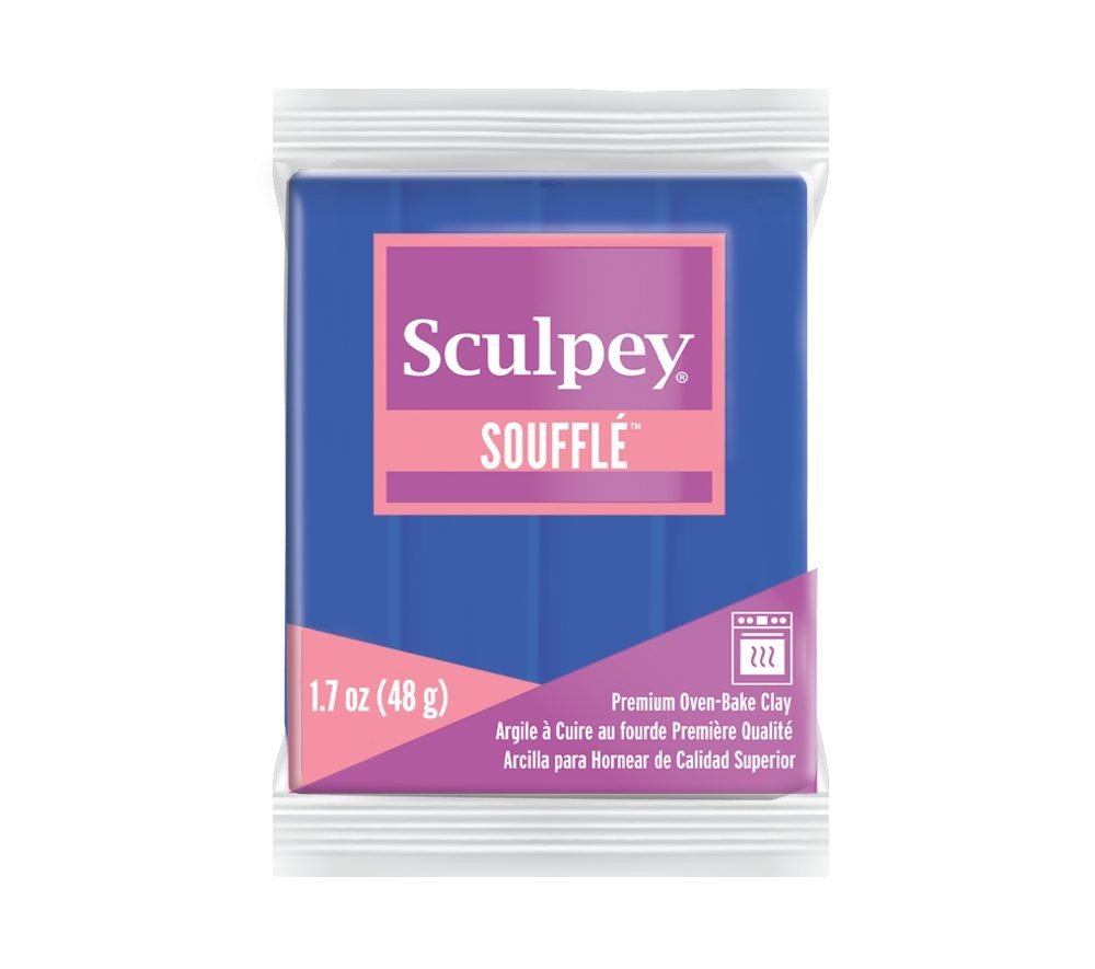 Sculpey SOUFFLÉ Cornflower modrá - 1 ks
