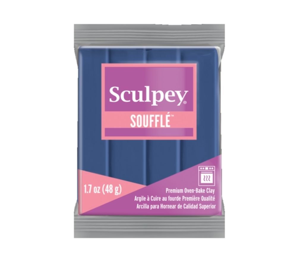 Sculpey SOUFFLÉ Midnight modrá - 1 ks