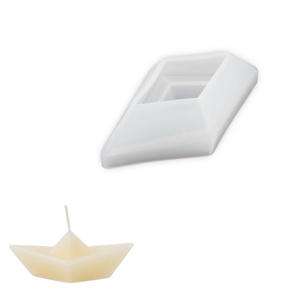 Silikonová forma na plovoucí svíčku v motivu lodička 86x30mm - 1 ks