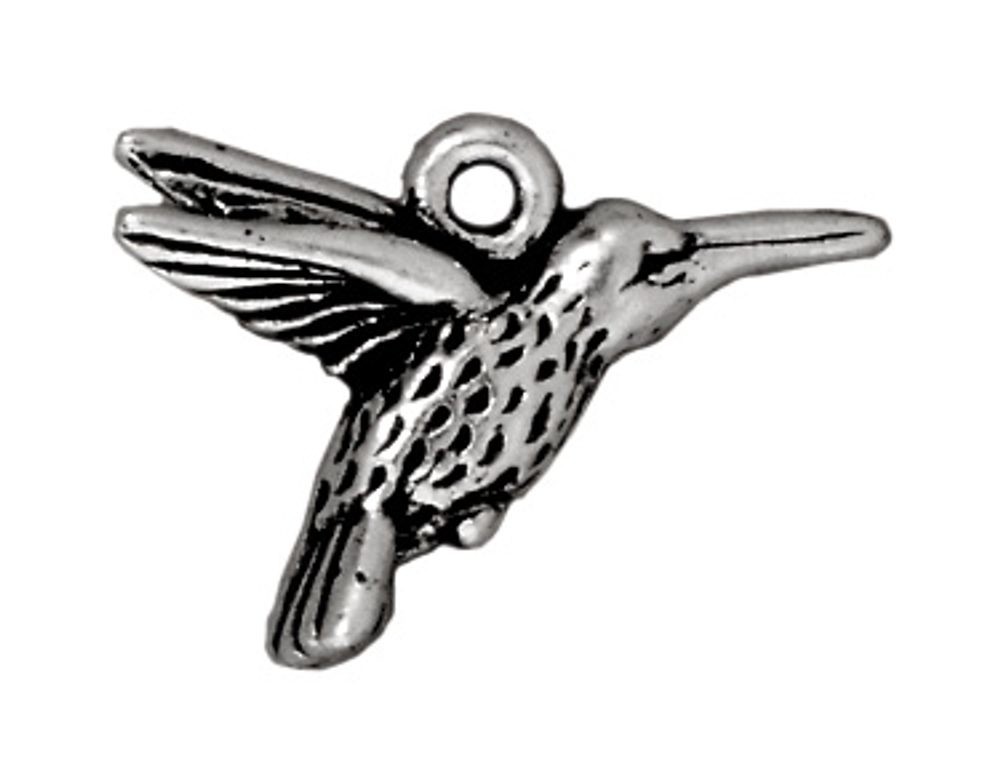 TierraCast přívěsek Hummingbird starostříbrný - 1 ks