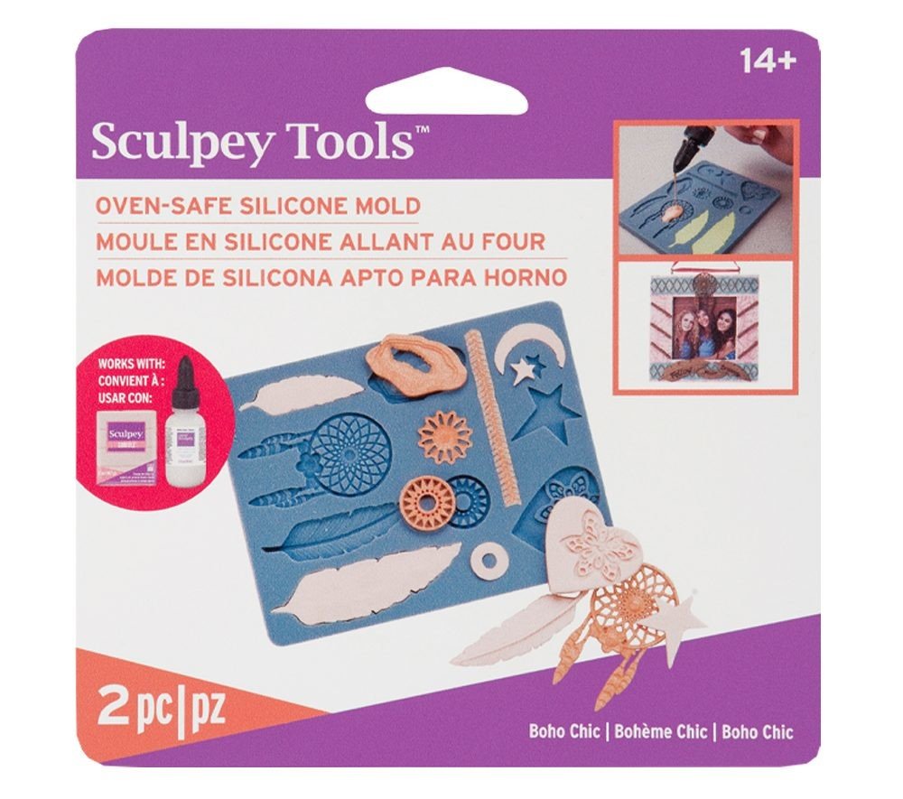 Sculpey silikonová forma Boho - 1 ks