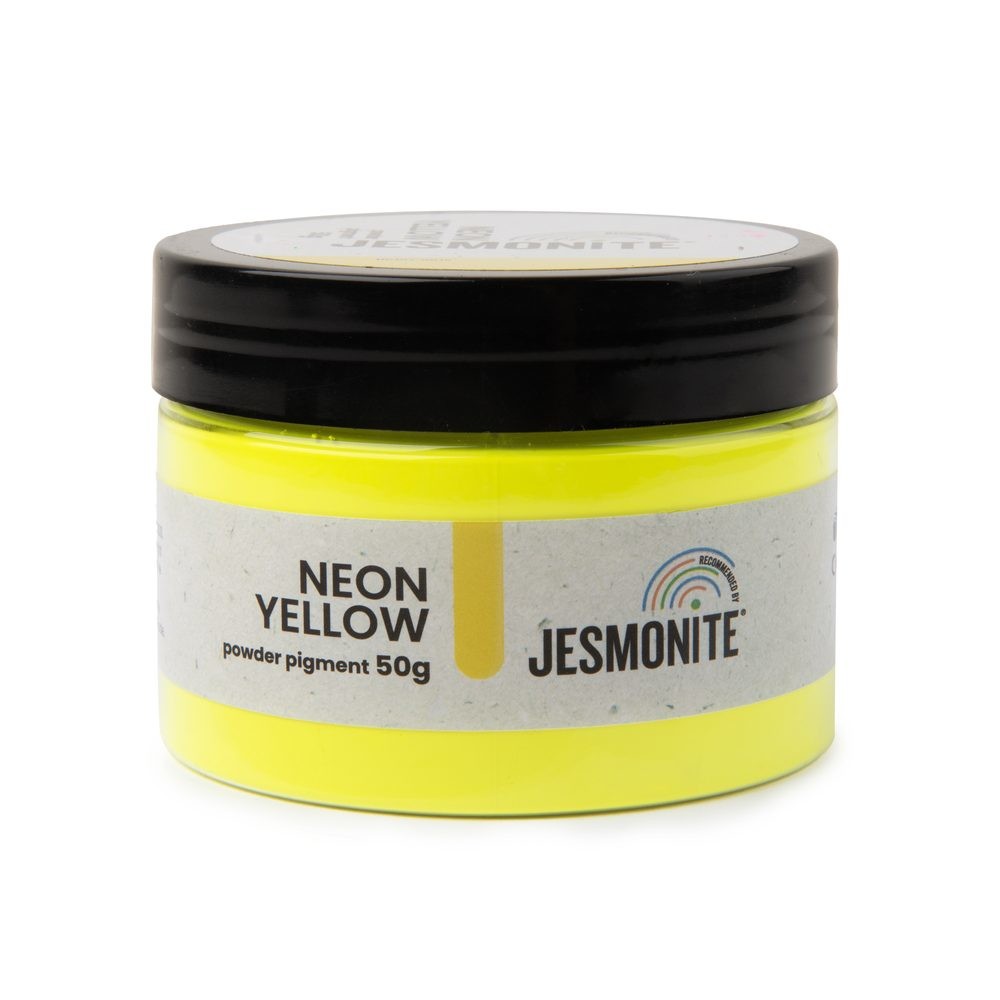 Jesmonite Ltd JESMONITE neonový minerální práškový pigment žlutý - 1 ks