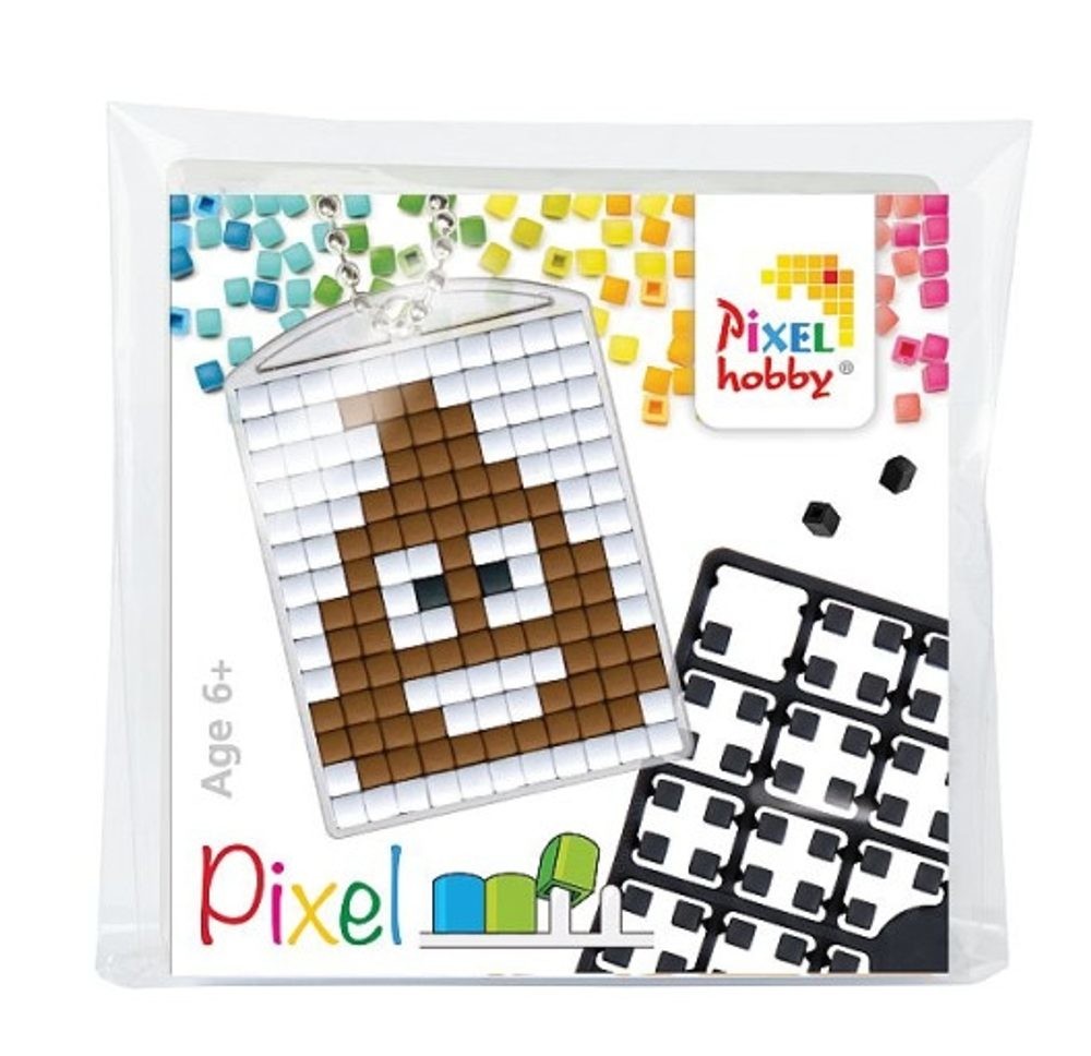 Pixelhobby Pixel klíčenka hovínko - 1 ks