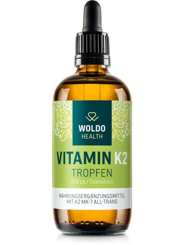 Woldohealth Vitamín K2 Vegan MK-7 200 µg 50 ml - Woldohealth
