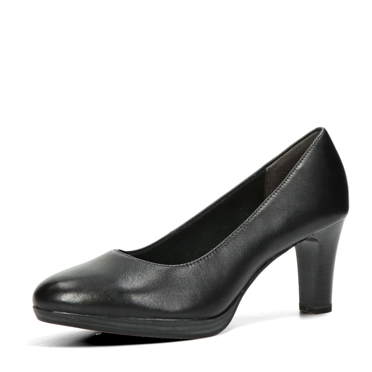 Tamaris dámské kožené lodičky - černé - 35