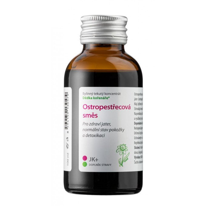 Ostropestřecová čajová směs JK 100 ml Novy - dědek kořenář