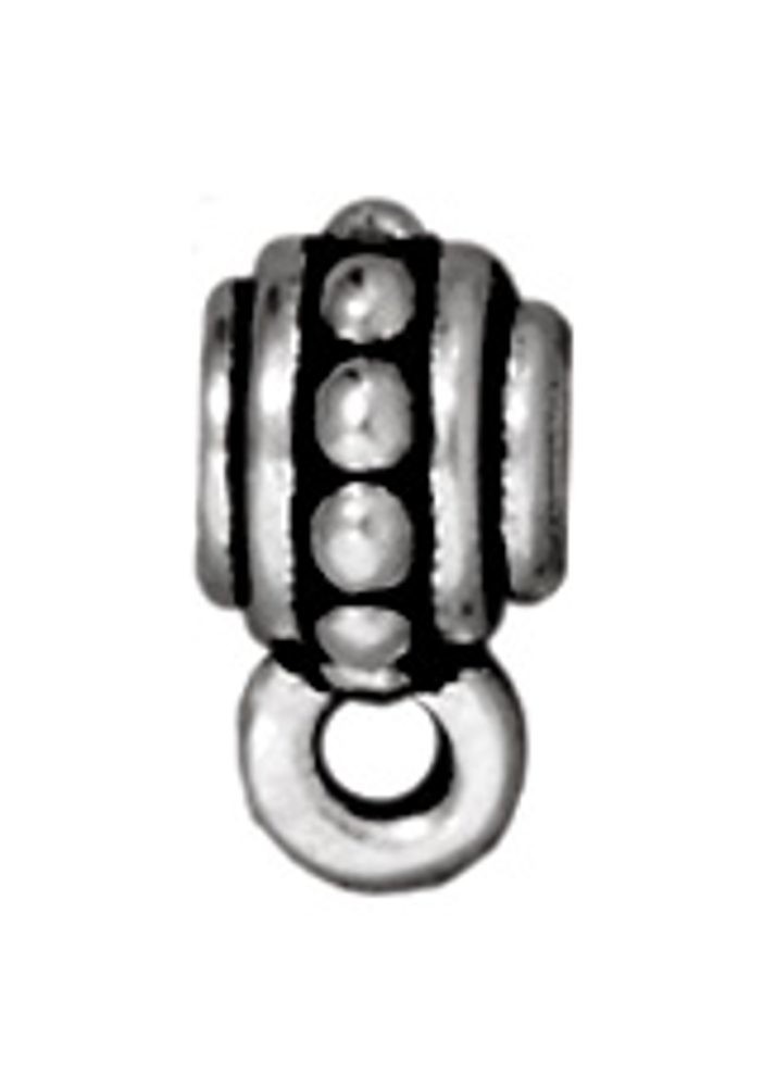 TierraCast ozdobný mezidíl s ověsem starostříbrný - 1 ks