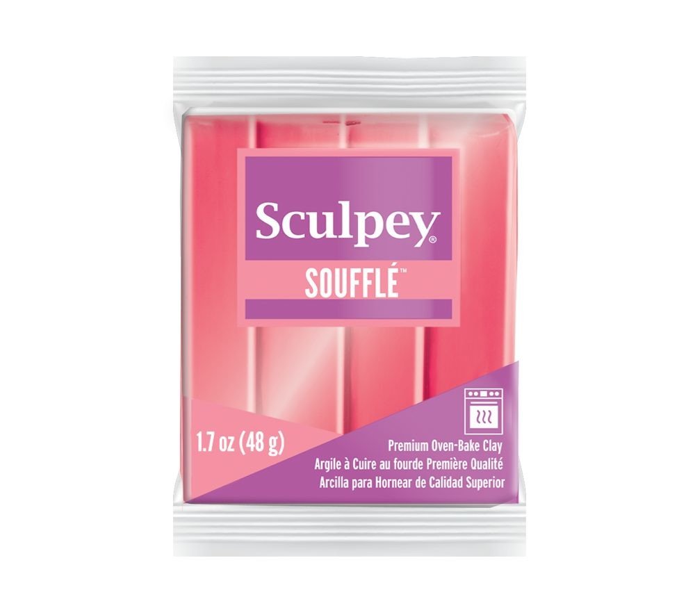 Sculpey PREMO tmavě růžová perleťová - 1 ks