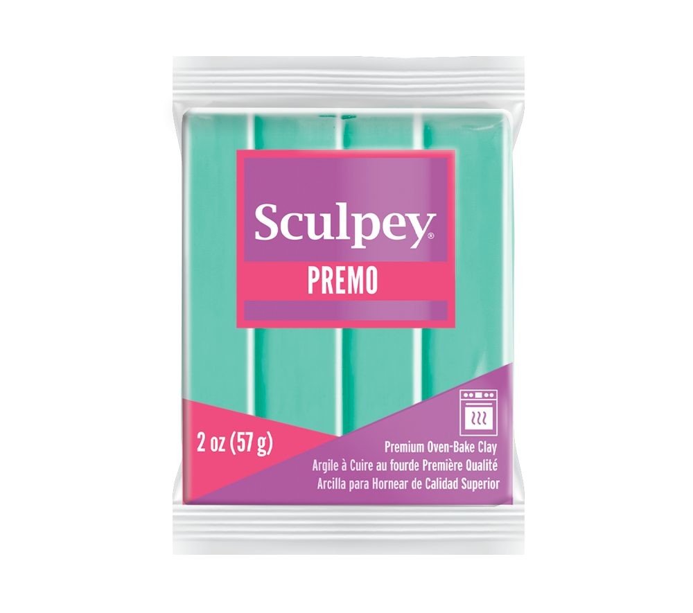 Sculpey PREMO mátově zelená - 1 ks