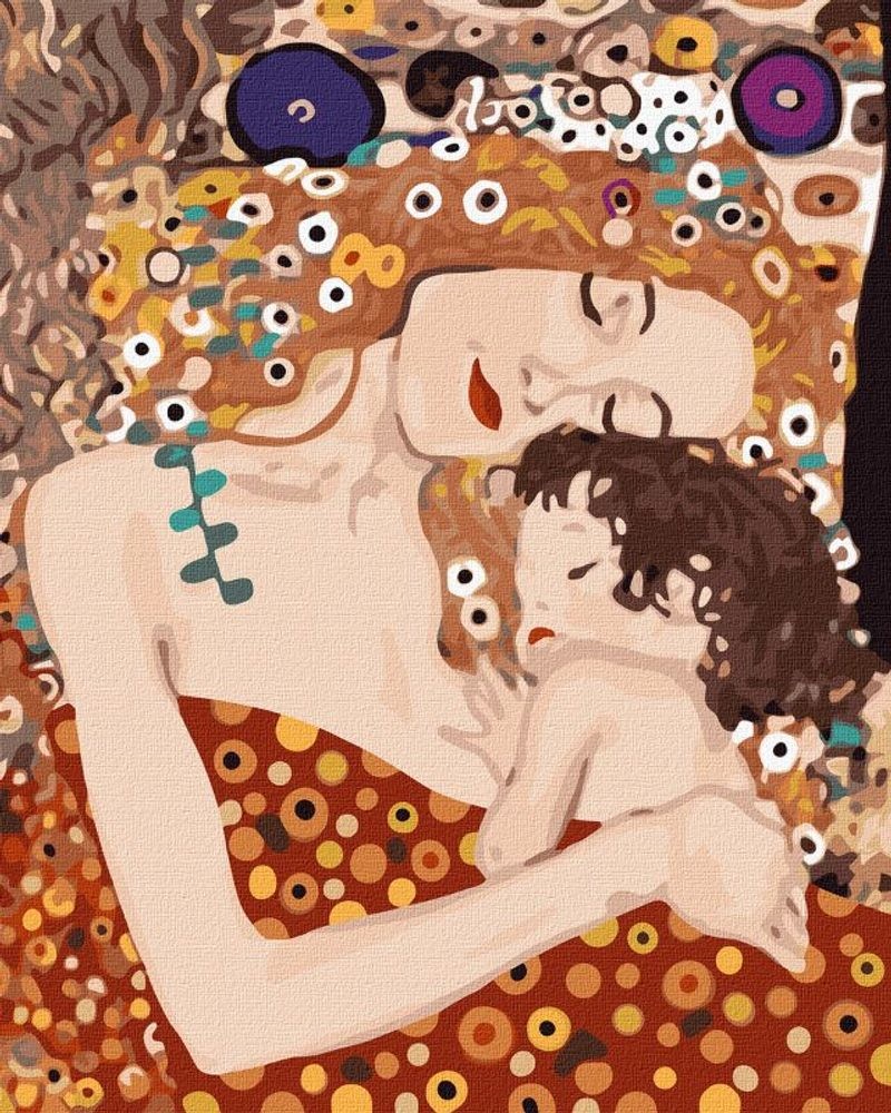 Ideyka Malování podle čísel obraz Matka s dítětem 40х50cm - 1 ks