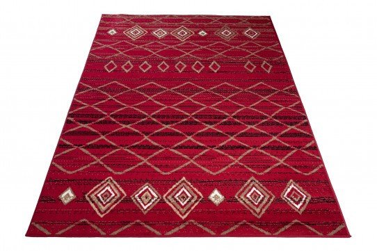 Koberec CARAMEL SCARLET 3911 červený / černý