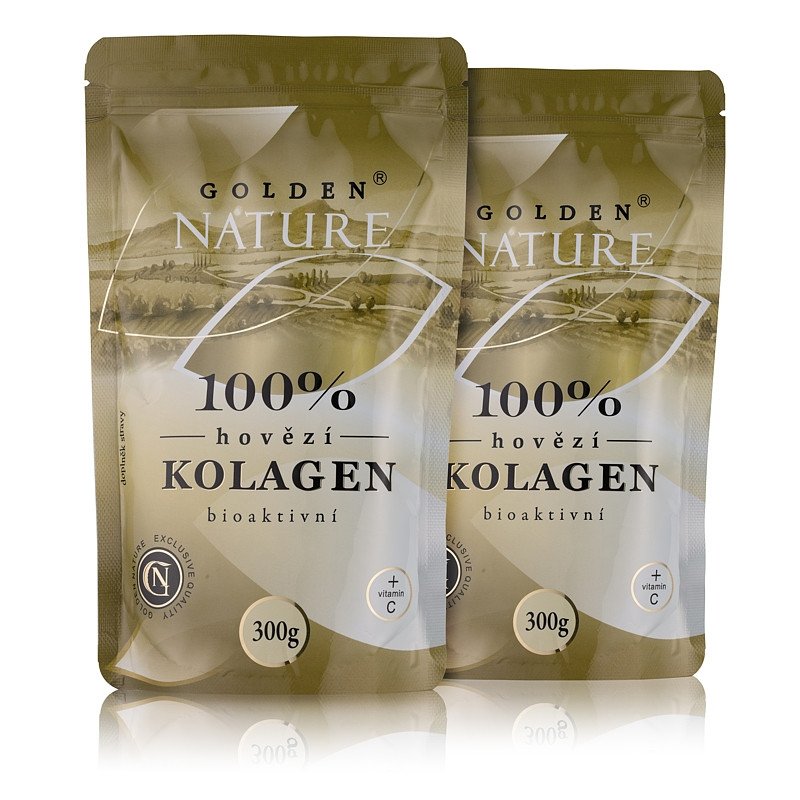 2+1 Golden Nature Hovězí kolagen Bioaktivní (Kolagenní peptidy) 900g - Golden Nature