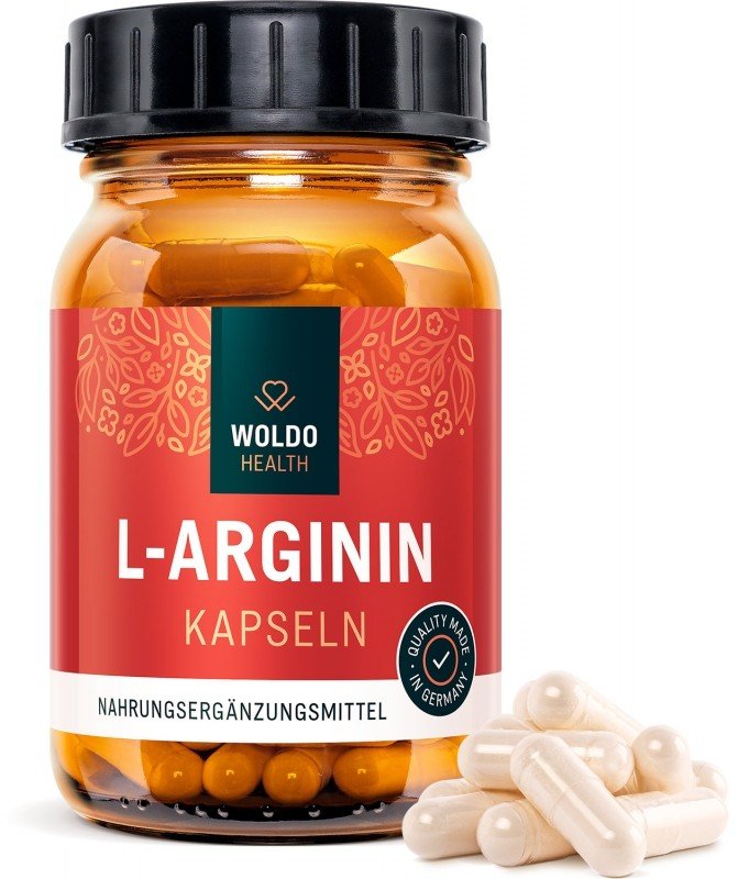 Woldohealth L-Arginin HCL 120 cps. - Woldohealth