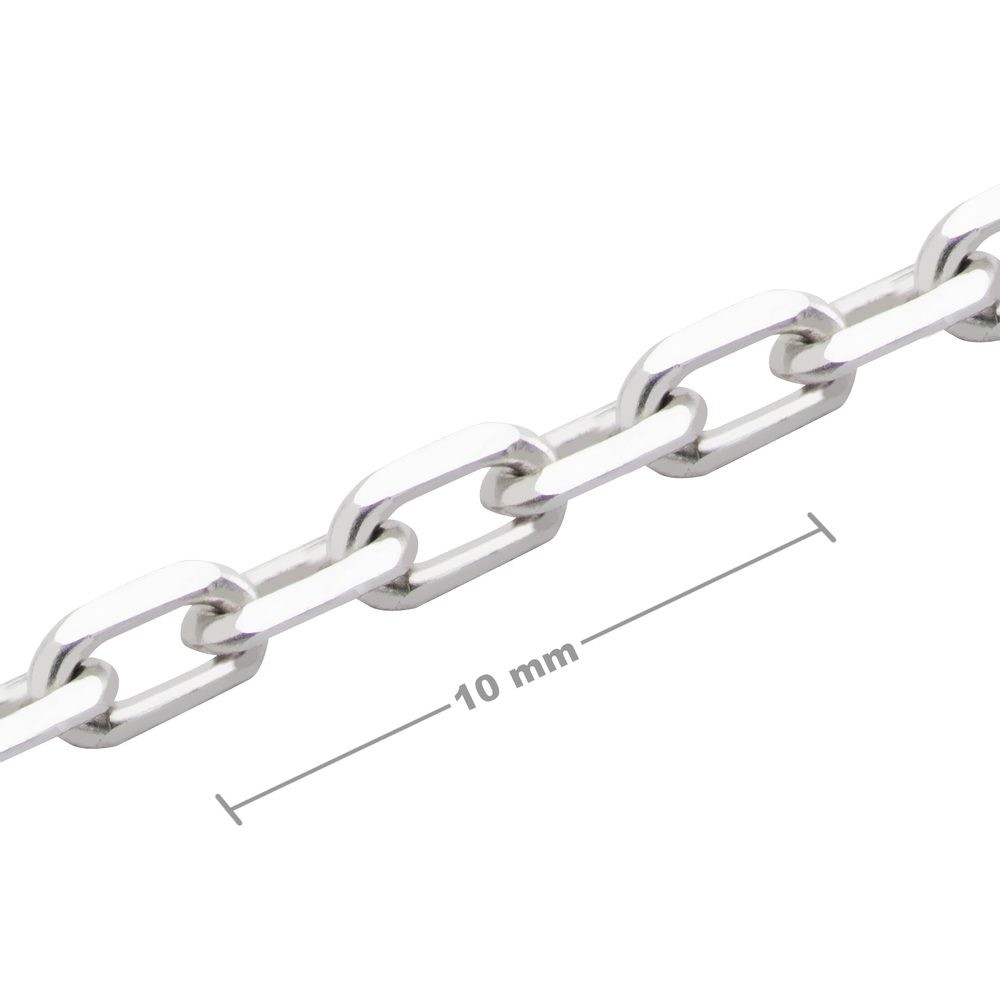Stříbrný řetízek v metráži 2mm č.418 - 10 cm