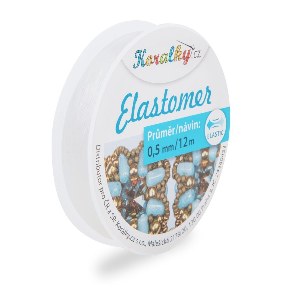 Manumi Elastomer 0,5mm/12m čirý - 1 ks