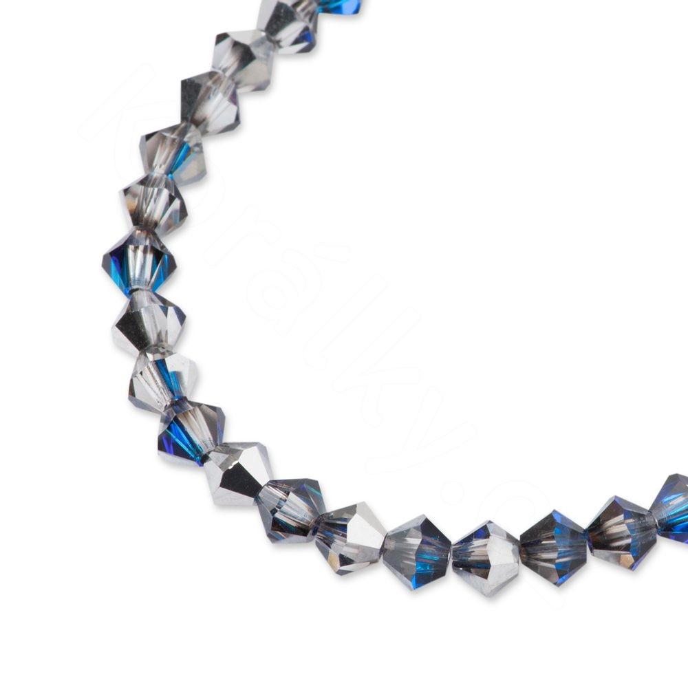 PRECIOSA a.s. Preciosa MC perle Rondelle 4mm Crystal Bermuda Blue - 30 ks