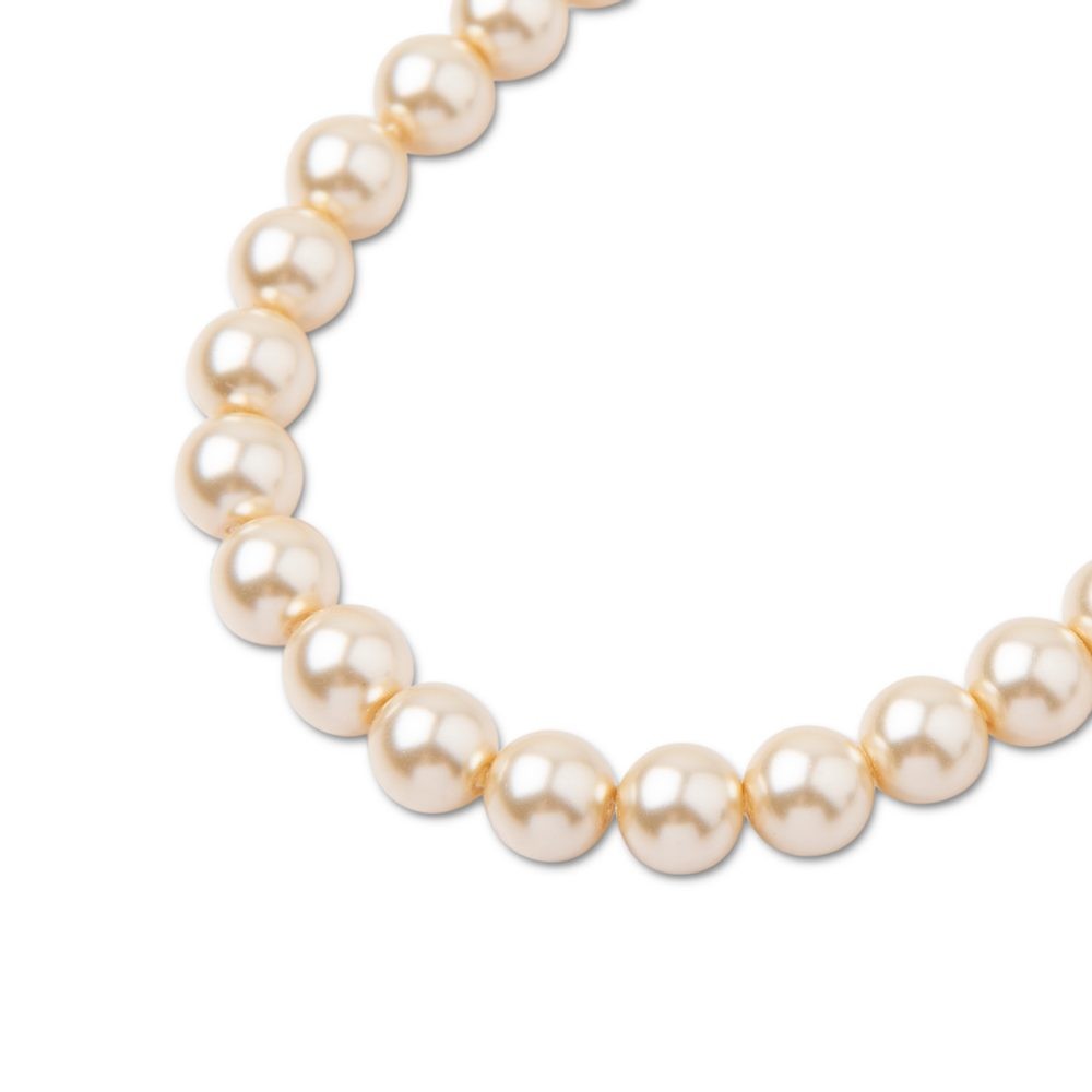 PRECIOSA a.s. Preciosa kulatá perla MAXIMA 4mm Pearl Effect Creamrose - 30 ks