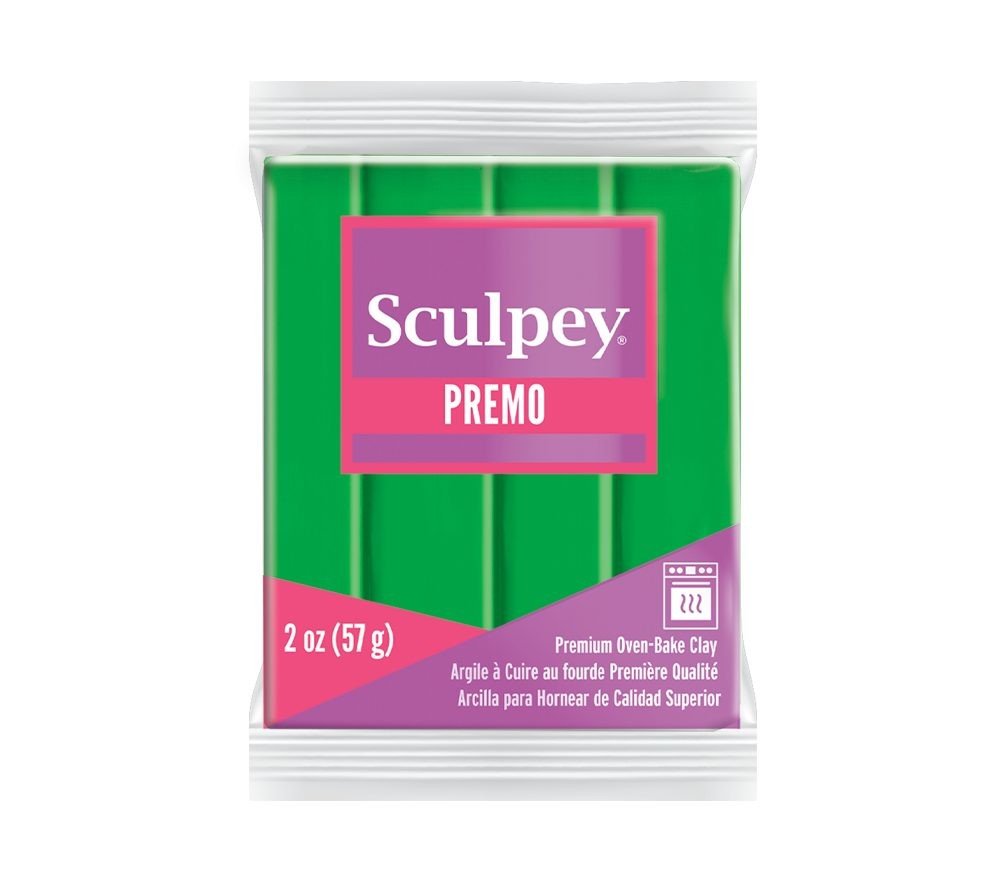 Sculpey PREMO zelená - 1 ks