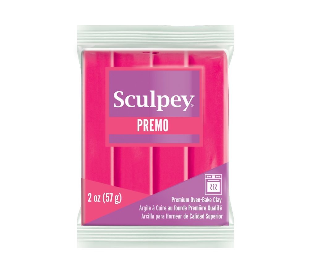 Sculpey PREMO neonová růžová - 1 ks