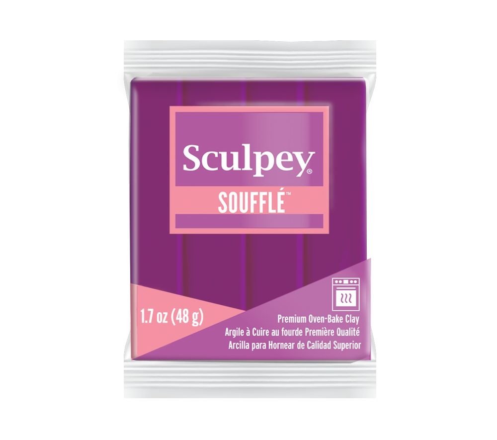 Sculpey SOUFFLÉ Turnip tmavě růžová - 1 ks