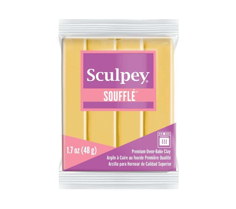 Sculpey SOUFFLÉ Ochre okrová - 1 ks