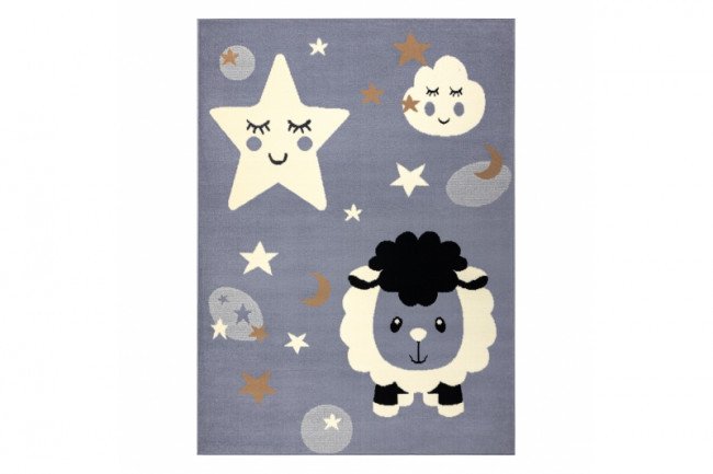 Koberec BCF FLASH Sheep 4000 ovce - šedý