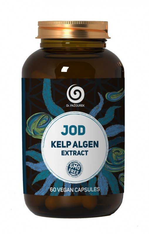Jód+Kelp Algen extrakt 10:1 350 mcg 60cps. - Dr. Pažourek
