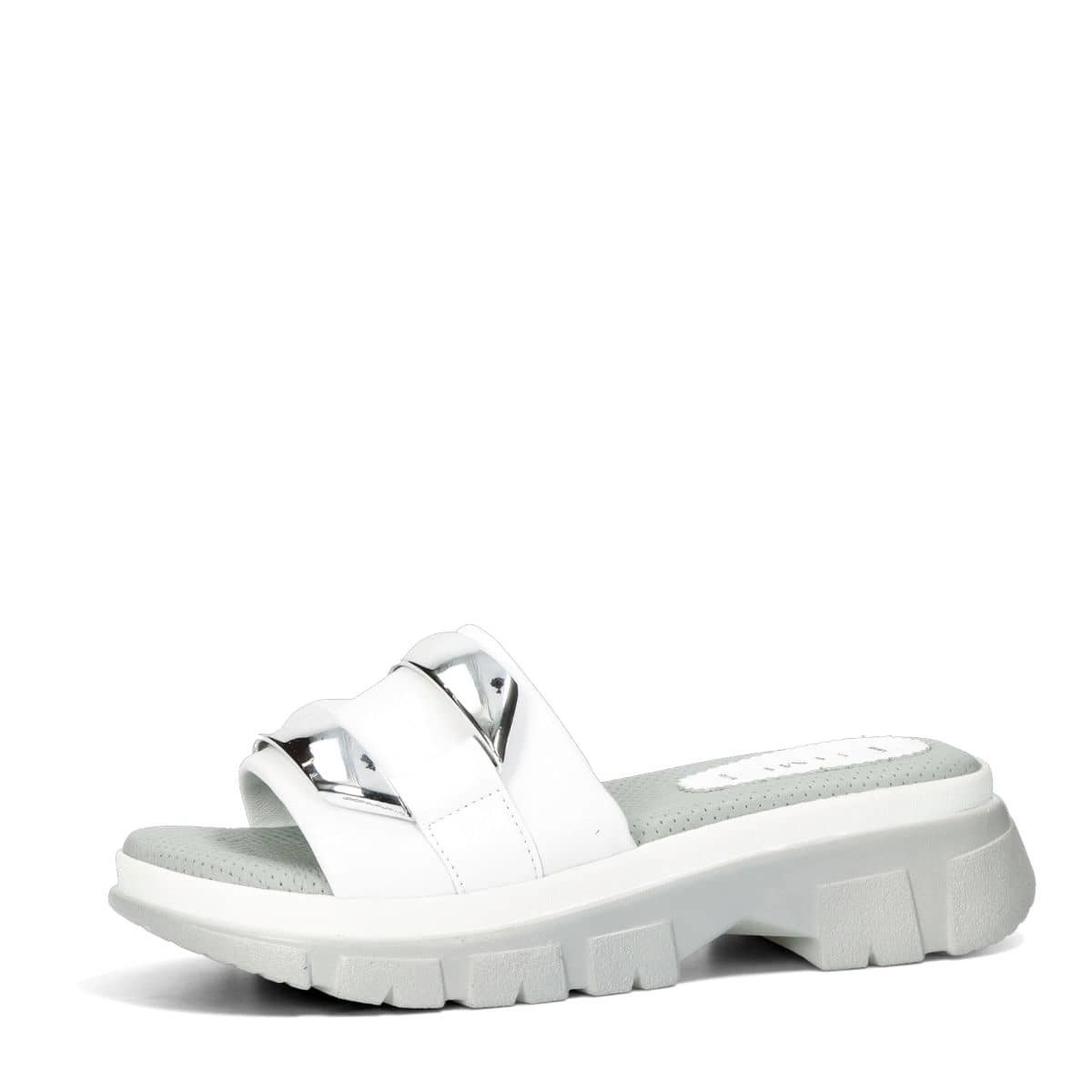 ETIMEĒ dámské kožené pantofle - bílé - 36