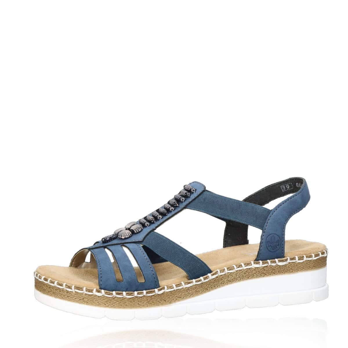 Rieker dámské stylové sandály - tmavomodré - 36