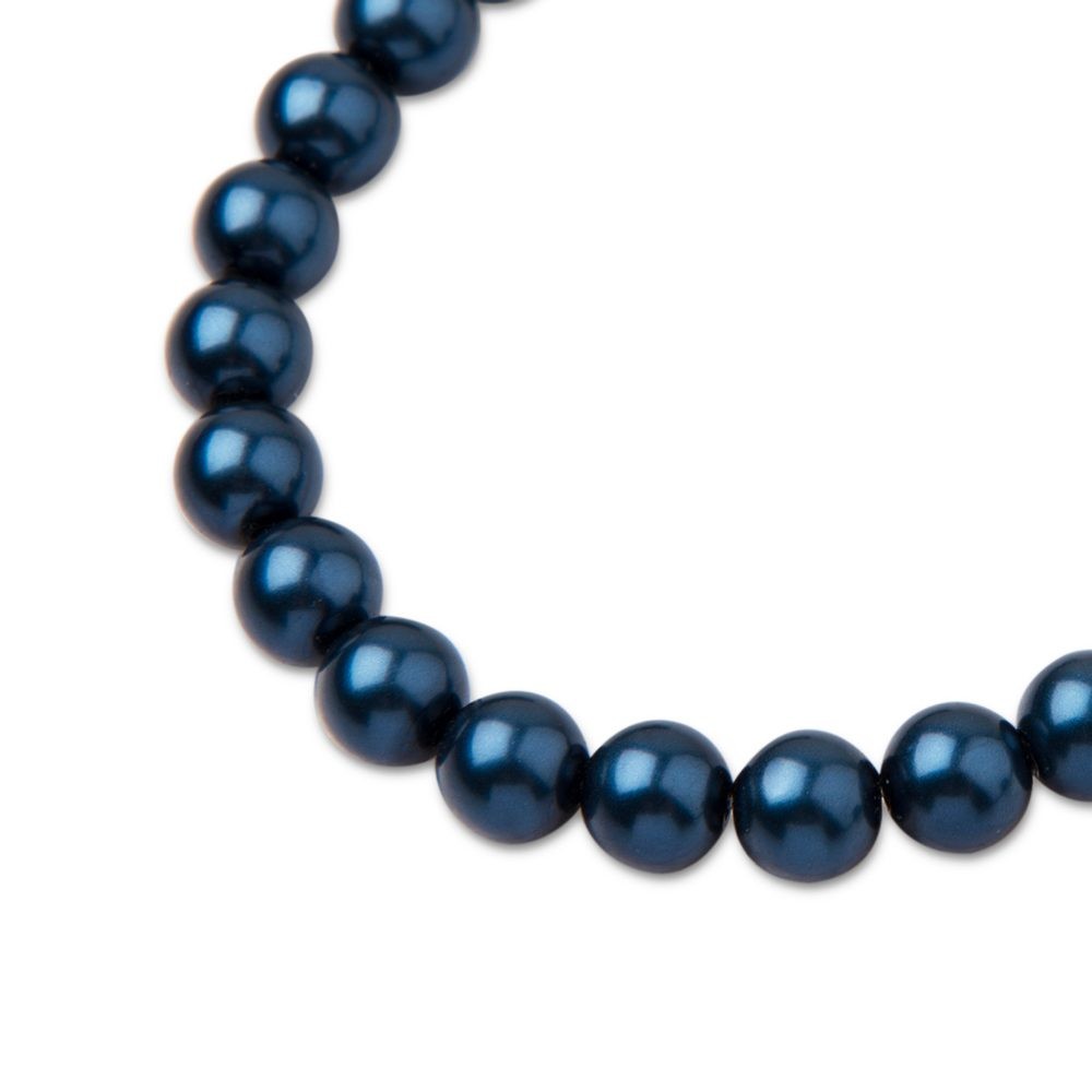 PRECIOSA a.s. Preciosa kulatá perla MAXIMA 8mm Pearl Effect Blue - 15 ks