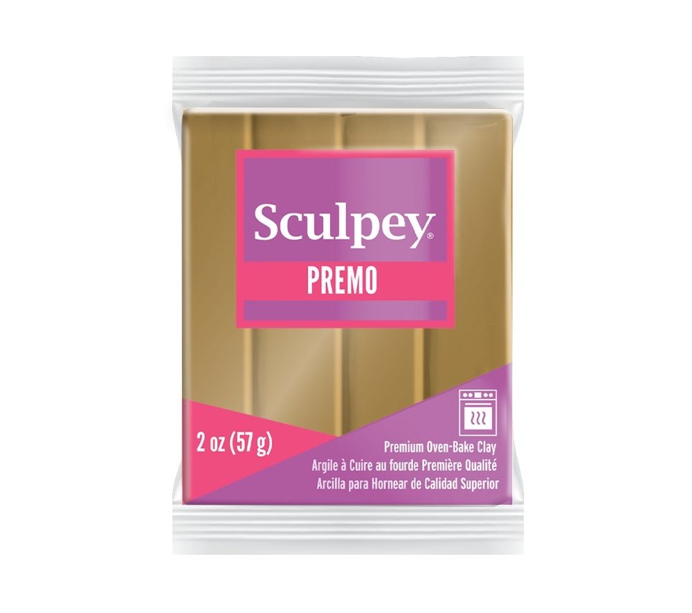Sculpey PREMO starozlatá - 1 ks