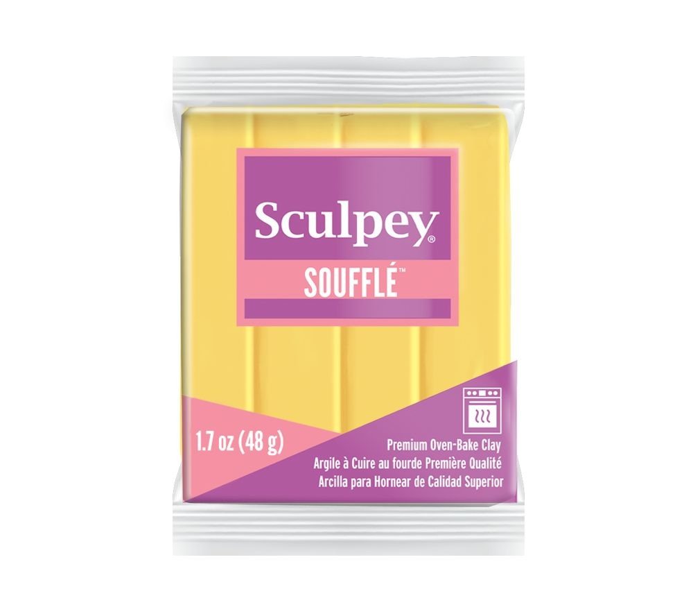 Sculpey SOUFFLÉ Canary kanárková žlutá - 1 ks