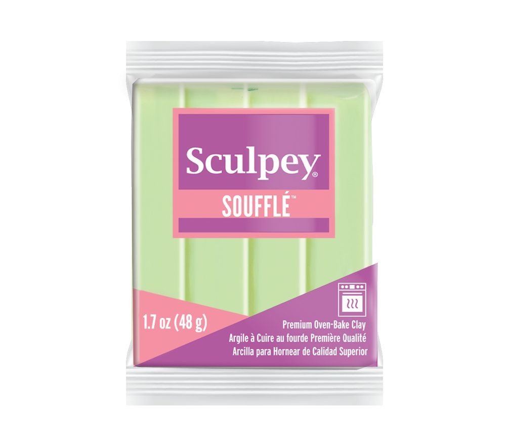 Sculpey SOUFFLÉ Pistachio pistáciová zelená - 1 ks