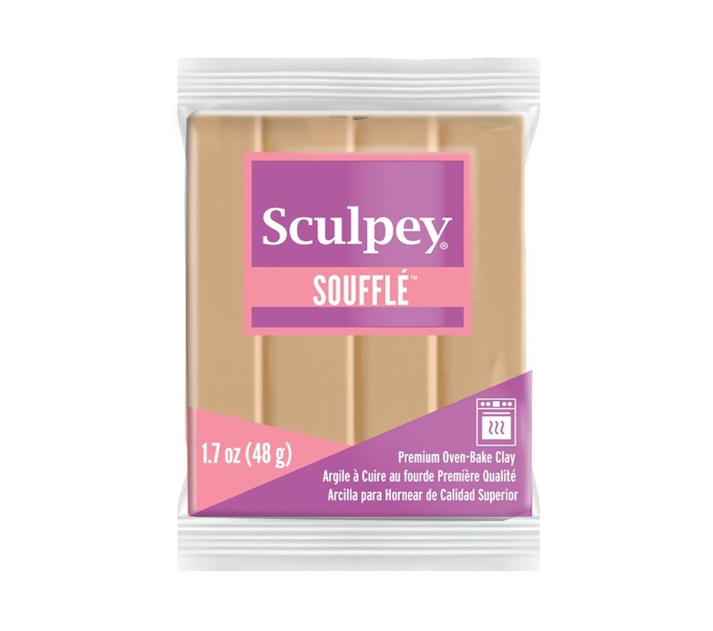 Sculpey SOUFFLÉ Latte béžová - 1 ks