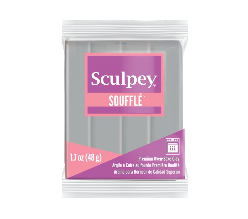Sculpey SOUFFLÉ Concrete šedá - 1 ks