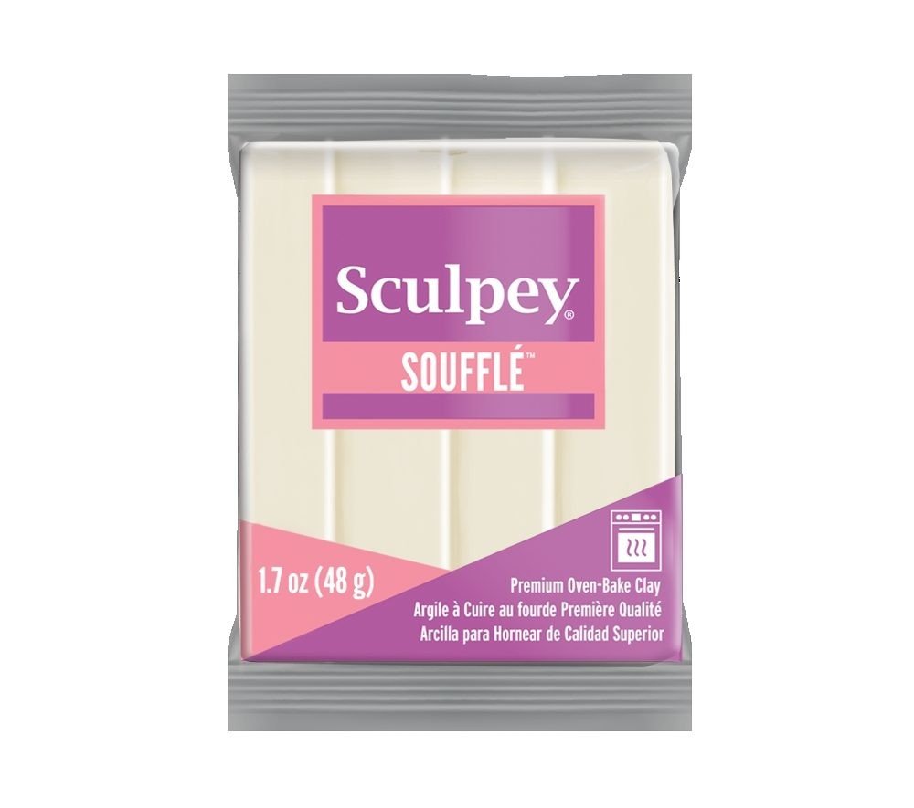 Sculpey SOUFFLÉ slonová kost - 1 ks