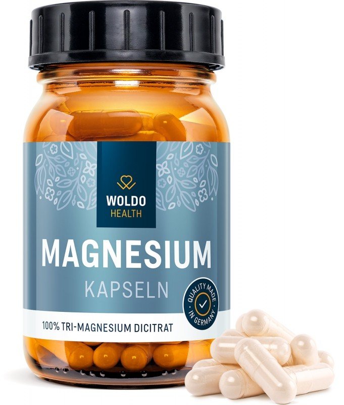 Woldohealth Hořčík Tri-Magnesium dicitrát 120 cps. - Woldohealth