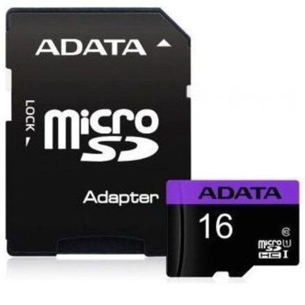 ADATA microSDHC 16GB Premier Class 10 vč. Adapteru