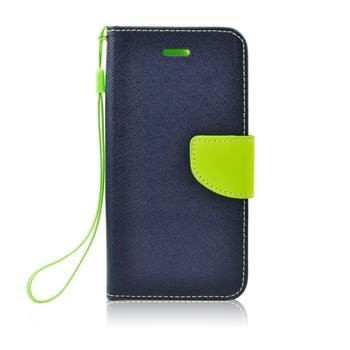 CASE FANCY BOOK SAMSUNG J100H GALAXY J1 BLUE/LIME